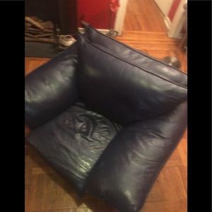 Comfy Indigo Blue Chair